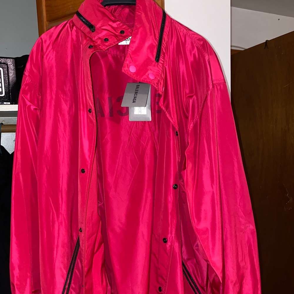 Balenciaga Logo Raincoat
